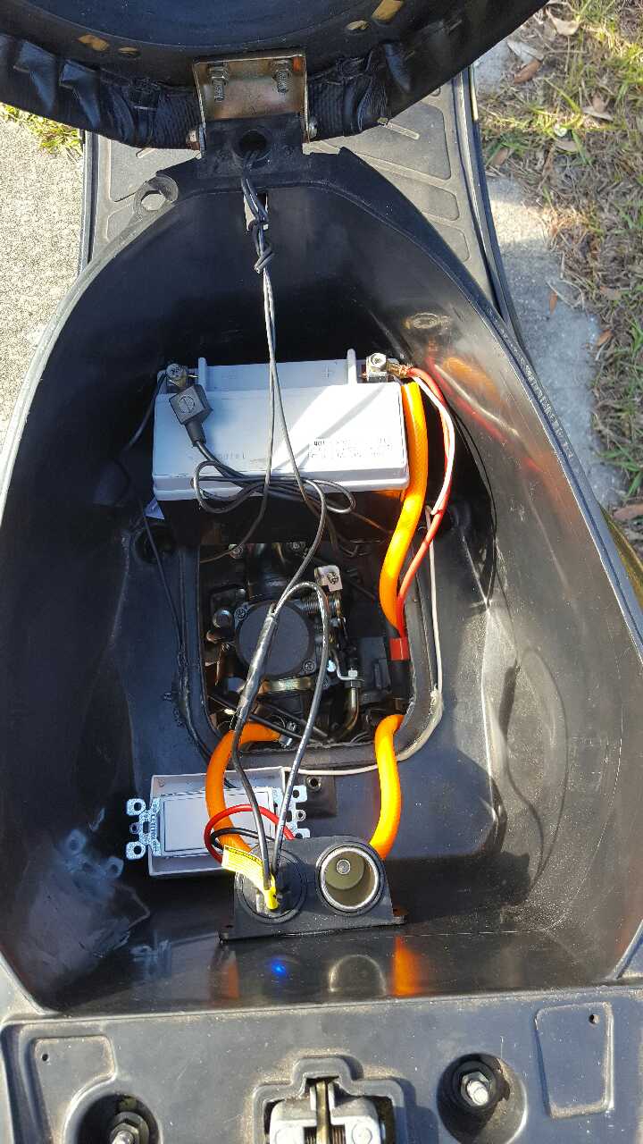 Nitrous kit on scooter