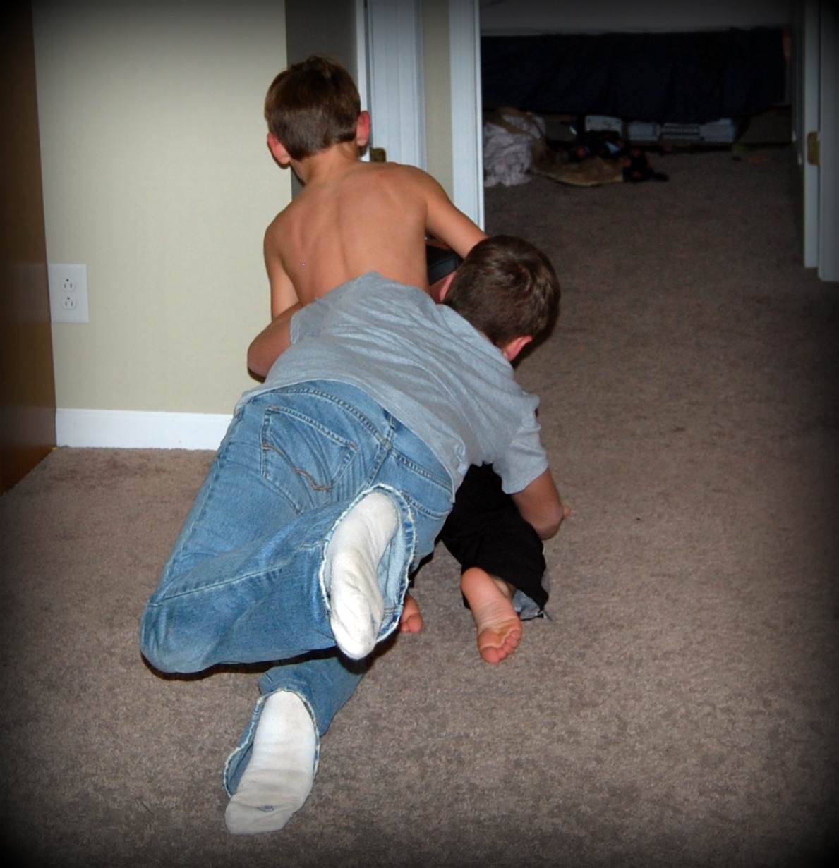 Caught With His Pants Down Gay Pride Funny Neck Tie