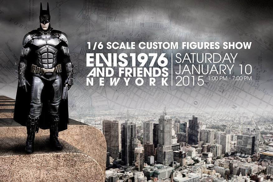 PUNCH CUSTOMS PRESENTS ELVIS1976 & FRIENDS CUSTOM FIGURE SHOW, NYC, JANUARY 10, 2015