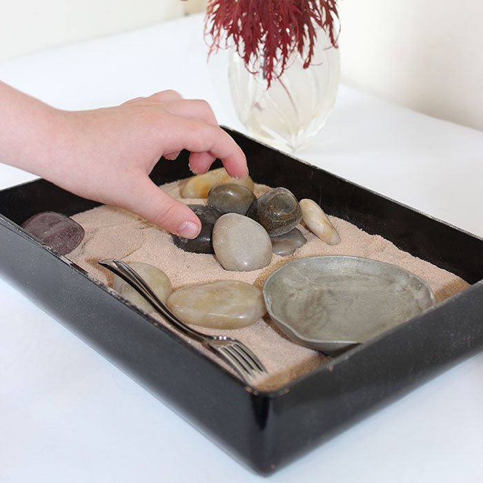 Make a Zen Garden for Kids Family Dinner Book Club Craft Sunny Day