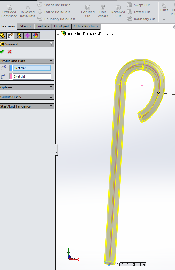 Iris Chavez Engineering Creating Allen Keys in Solidworks CAD