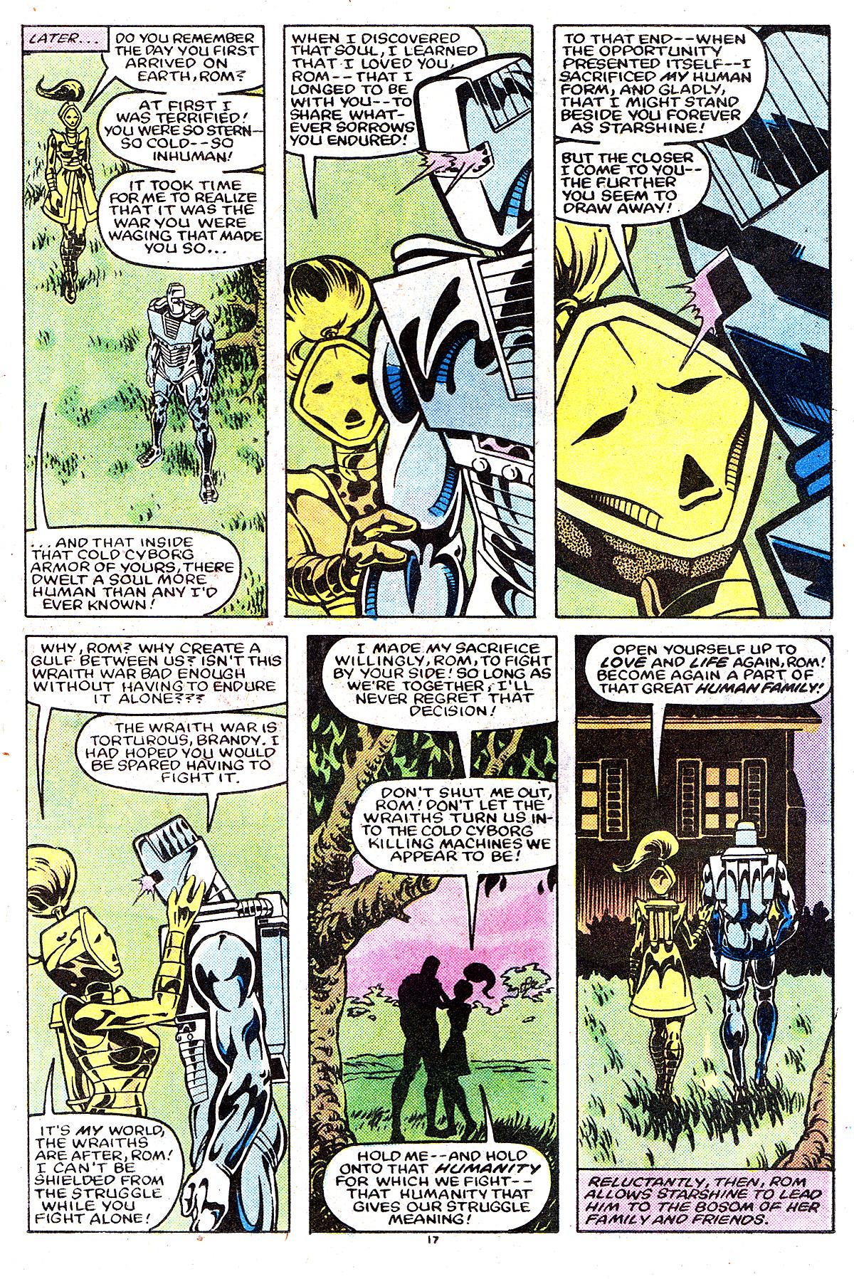 Read online ROM (1979) comic -  Issue #49 - 17