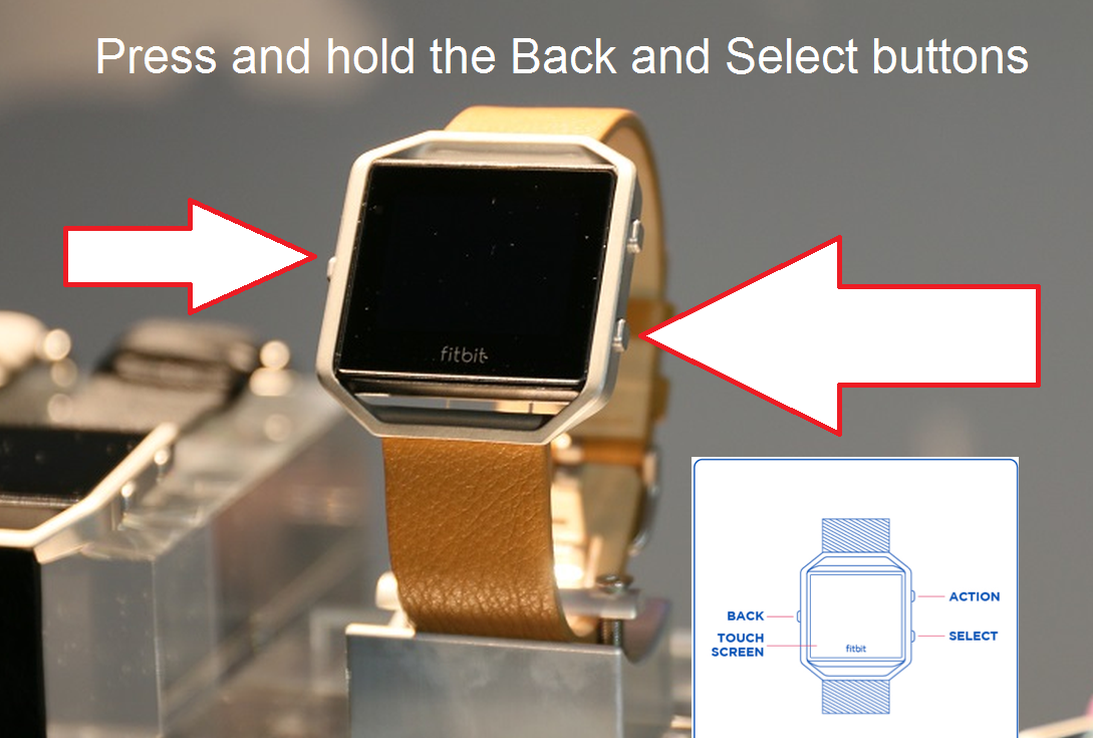 how do you reset a fitbit blaze for a new user