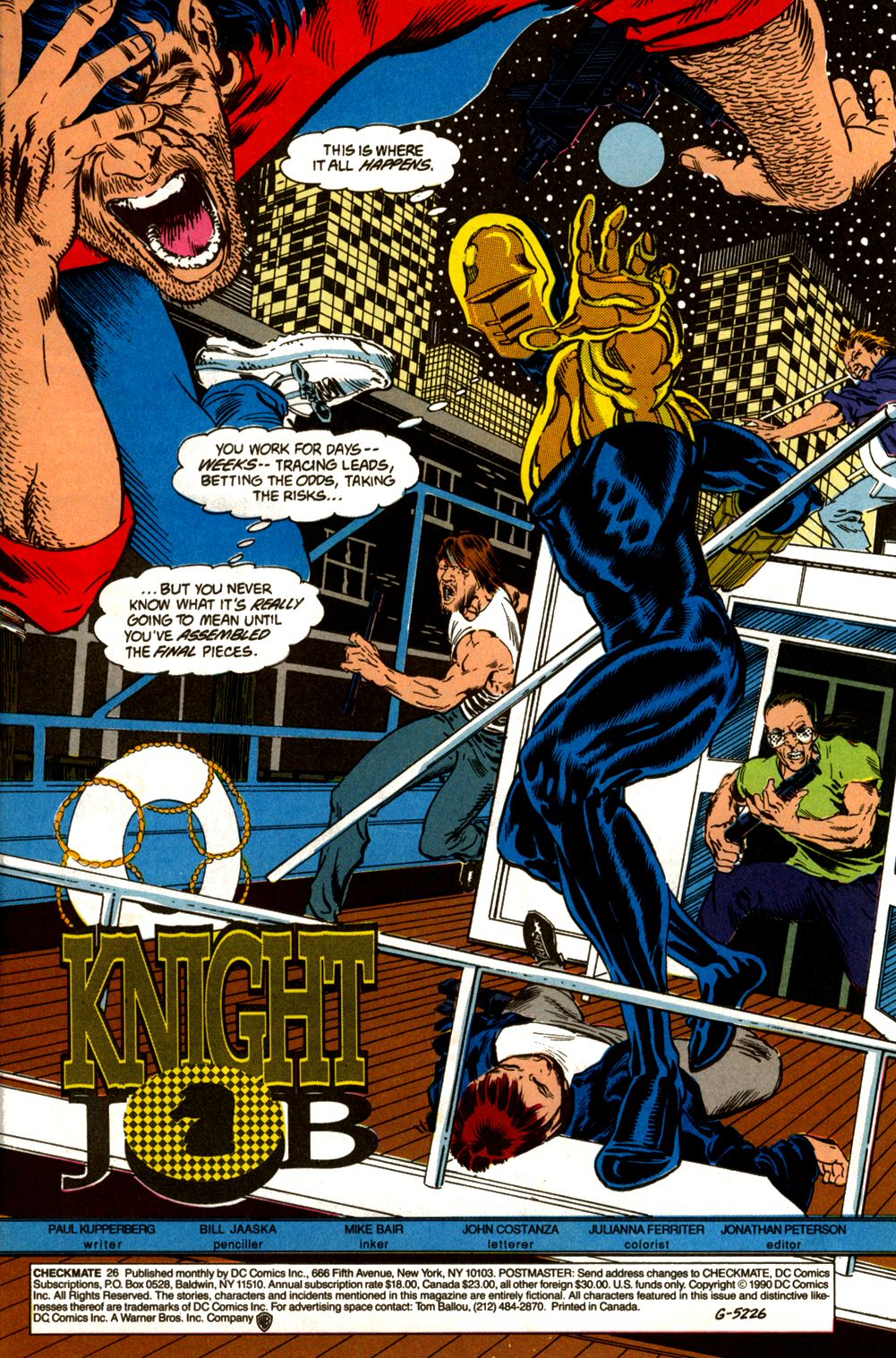 Read online Checkmate (1988) comic -  Issue #26 - 4