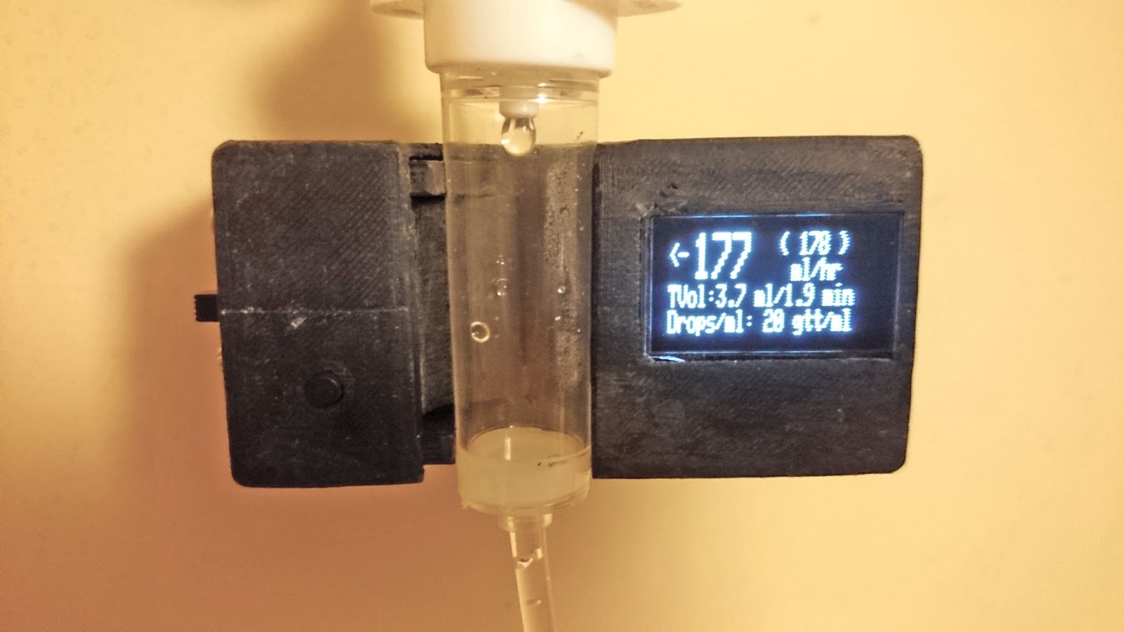 Οιωνός Optical Flow Meter A simple drop counter