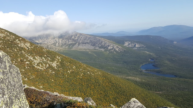 Vue à partir du sentier en direction du mont Katahdin