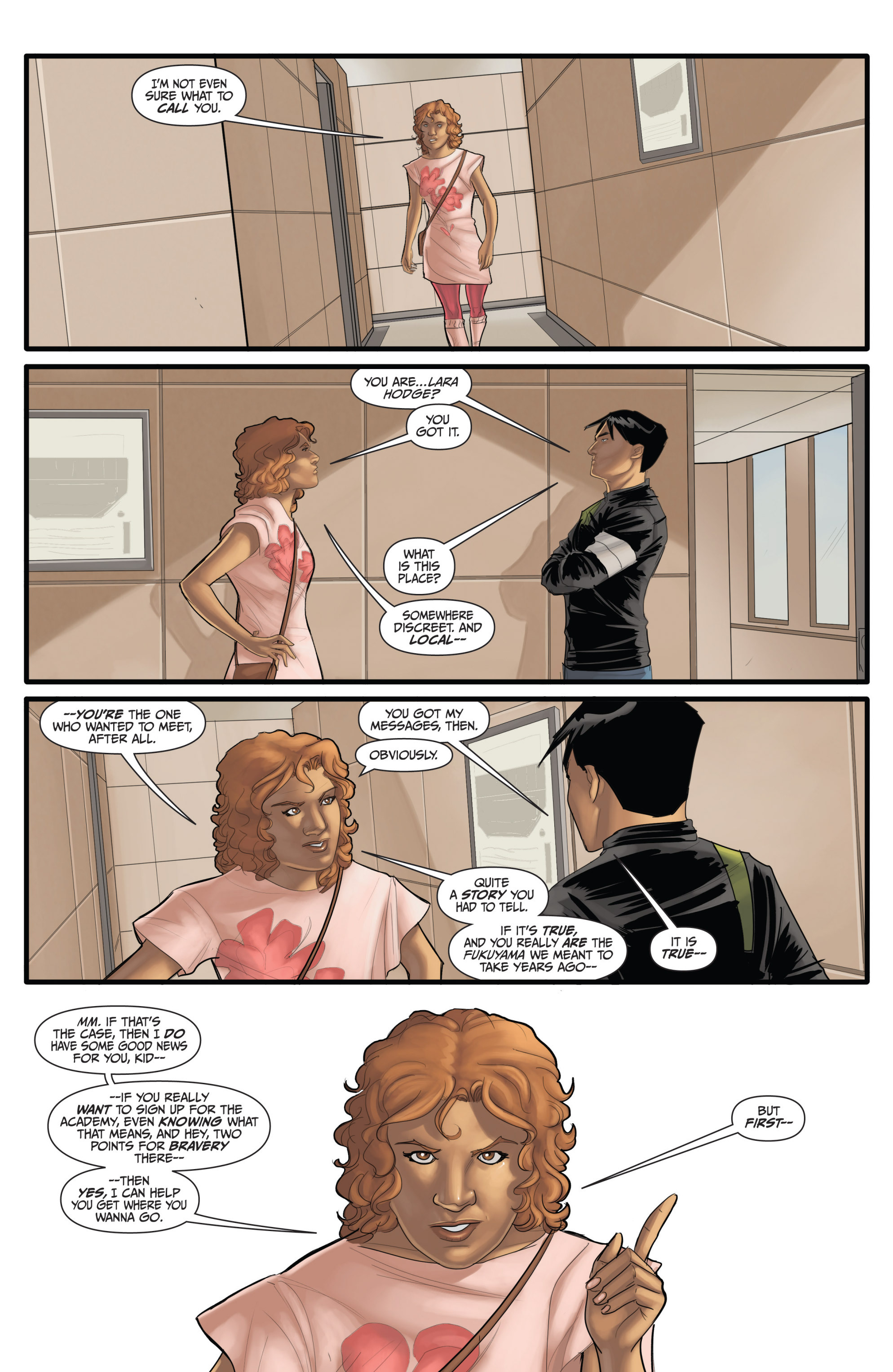 Read online Morning Glories comic -  Issue #33 - 9