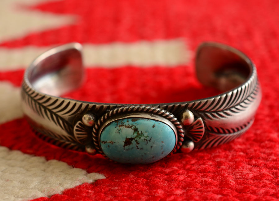 巨匠ゲイリーリーブス(GARY REEVES)作 モレンシーターコイズナバホバングルナバホバングル専門 | RIP CORD ヴィンテージライン