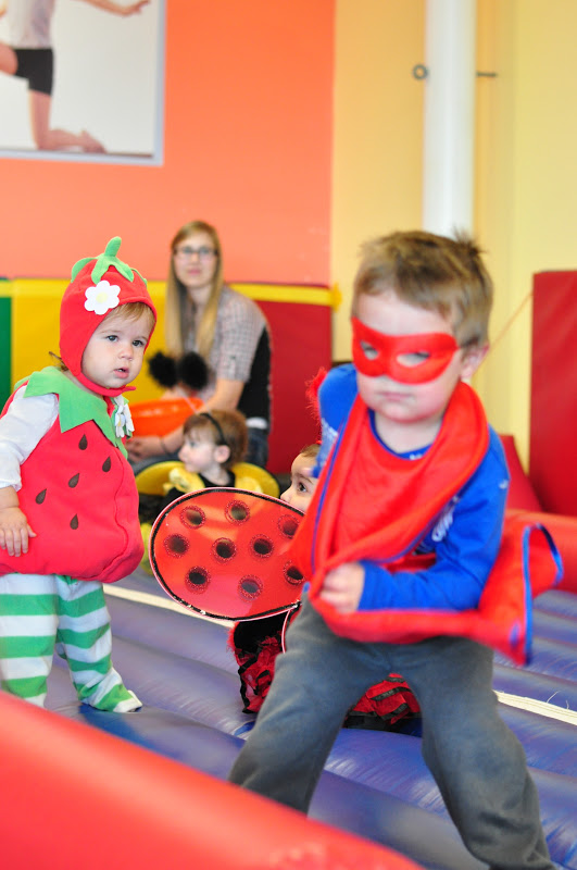 A & B Plus Three Little Gym Halloween Party & Preschool Parade