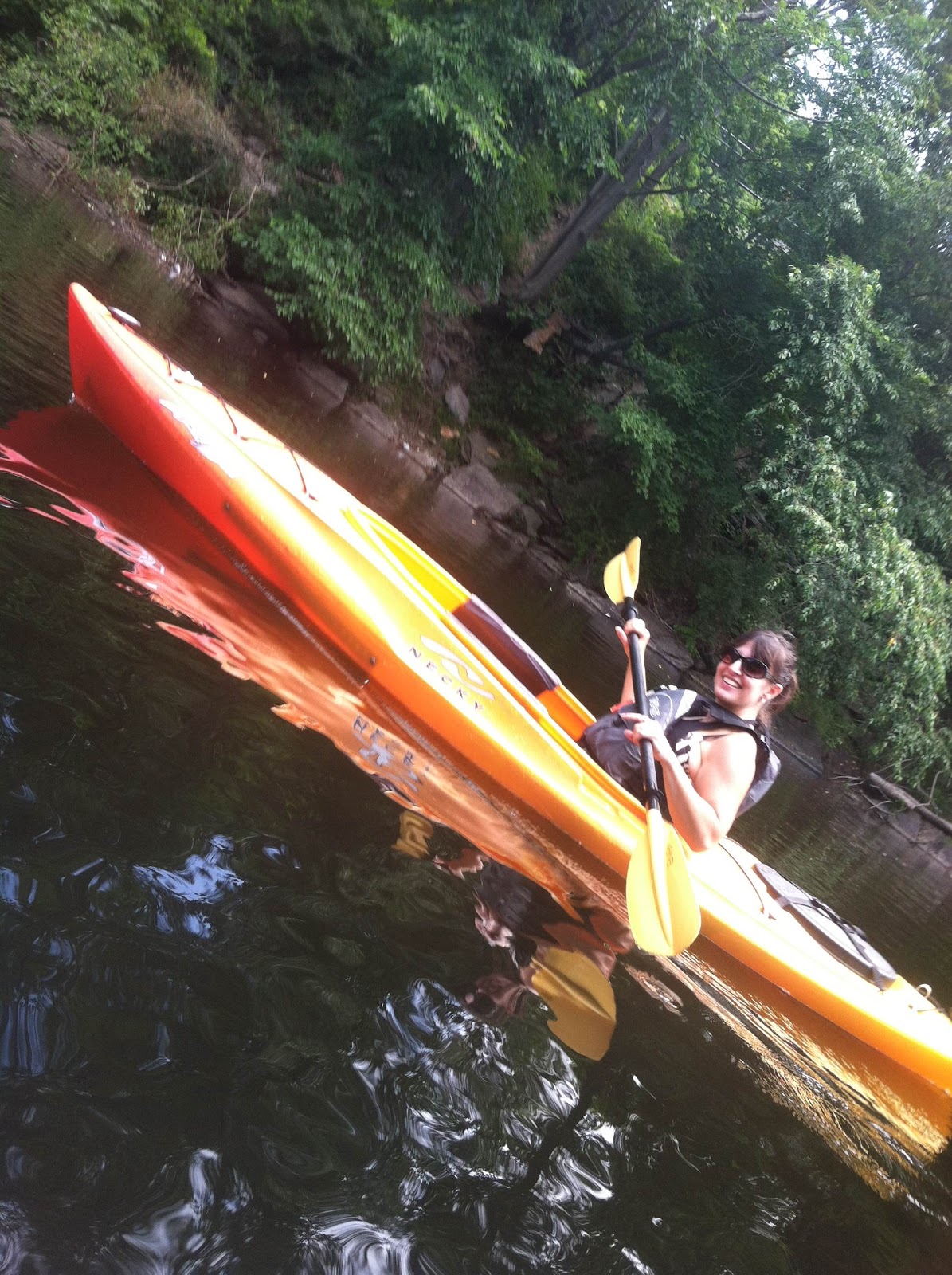 Stefcations: Kayaking on the Farmington River - Collinsville, Conn.