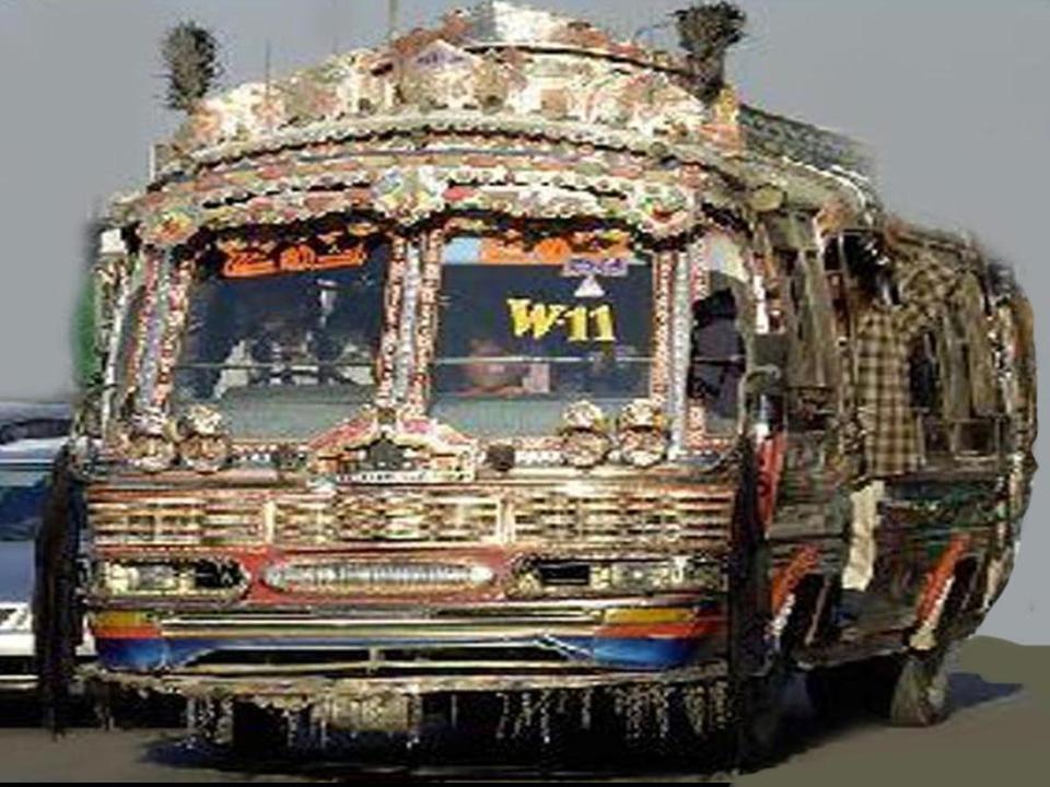 Spreebird-Trend and Culture: W-11 The famous Mini bus of Karachi