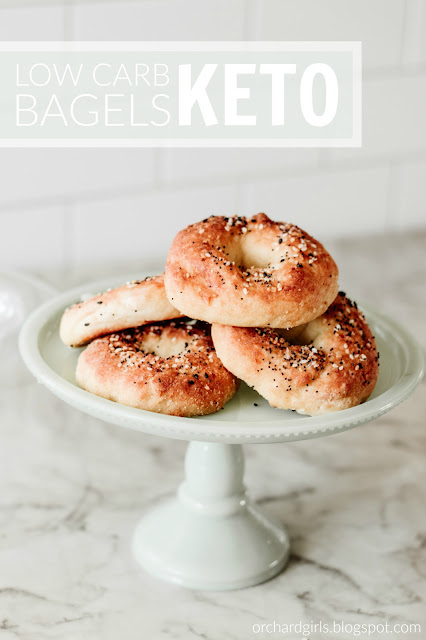Low Carb Keto Everything bagels by Orchard Girls Blog