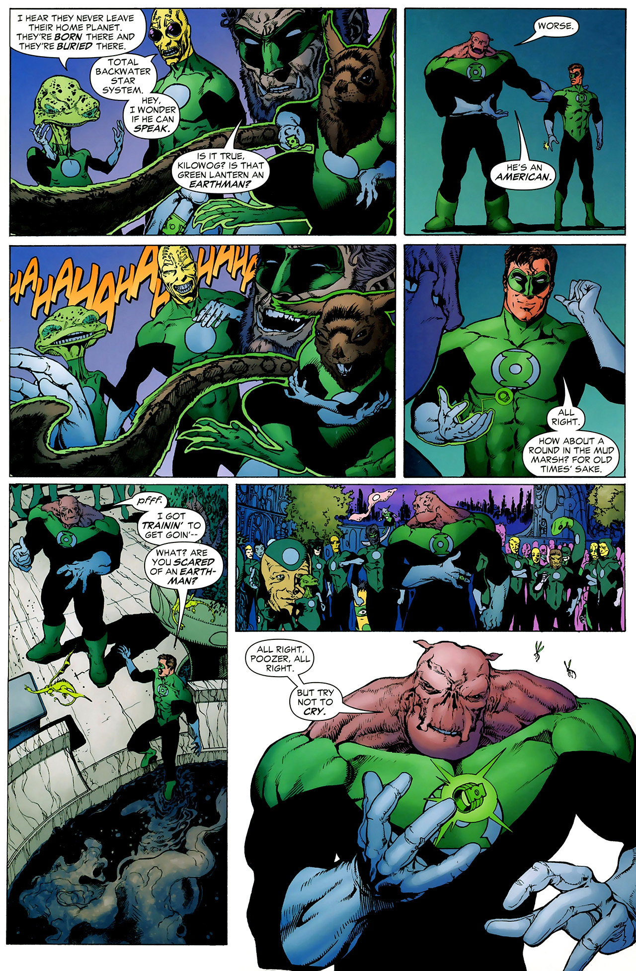 Read online Green Lantern (2005) comic -  Issue #4 - 7