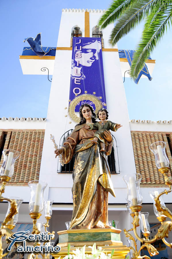 Procesión Extraordinaria de María Auxiliadora con motivo del Cincuentenario de la Archicofradía en La Palma