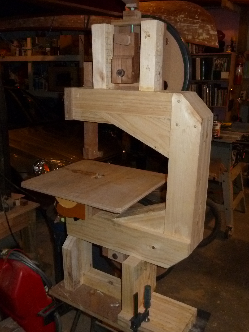 Dave's Notes and Ideas Wooden Bandsaw Project