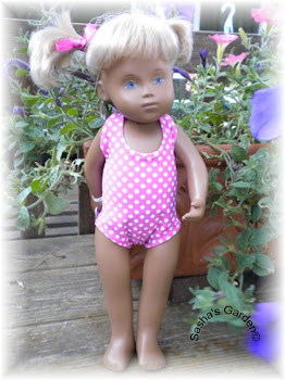 Toddler swim suit model