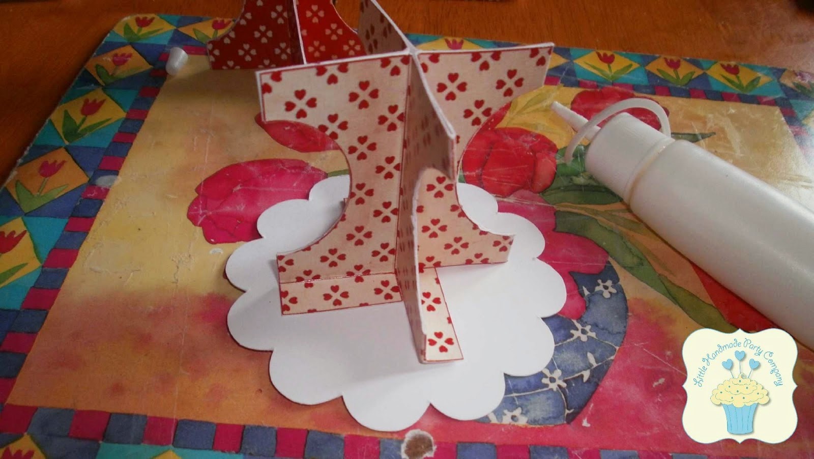 Paper Cupcake Stand Template