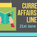 Current Affairs One-Liner: 21st June 2020