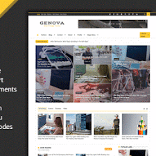 Genova - News And Magazine Blogger Theme 