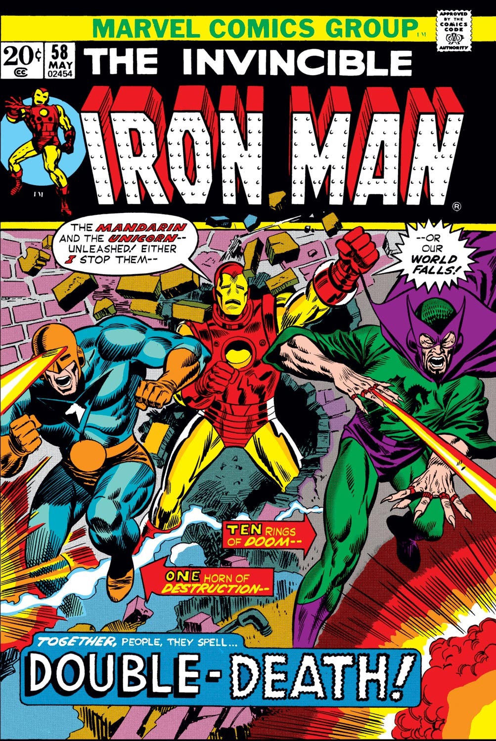 Read online Iron Man (1968) comic -  Issue #58 - 1