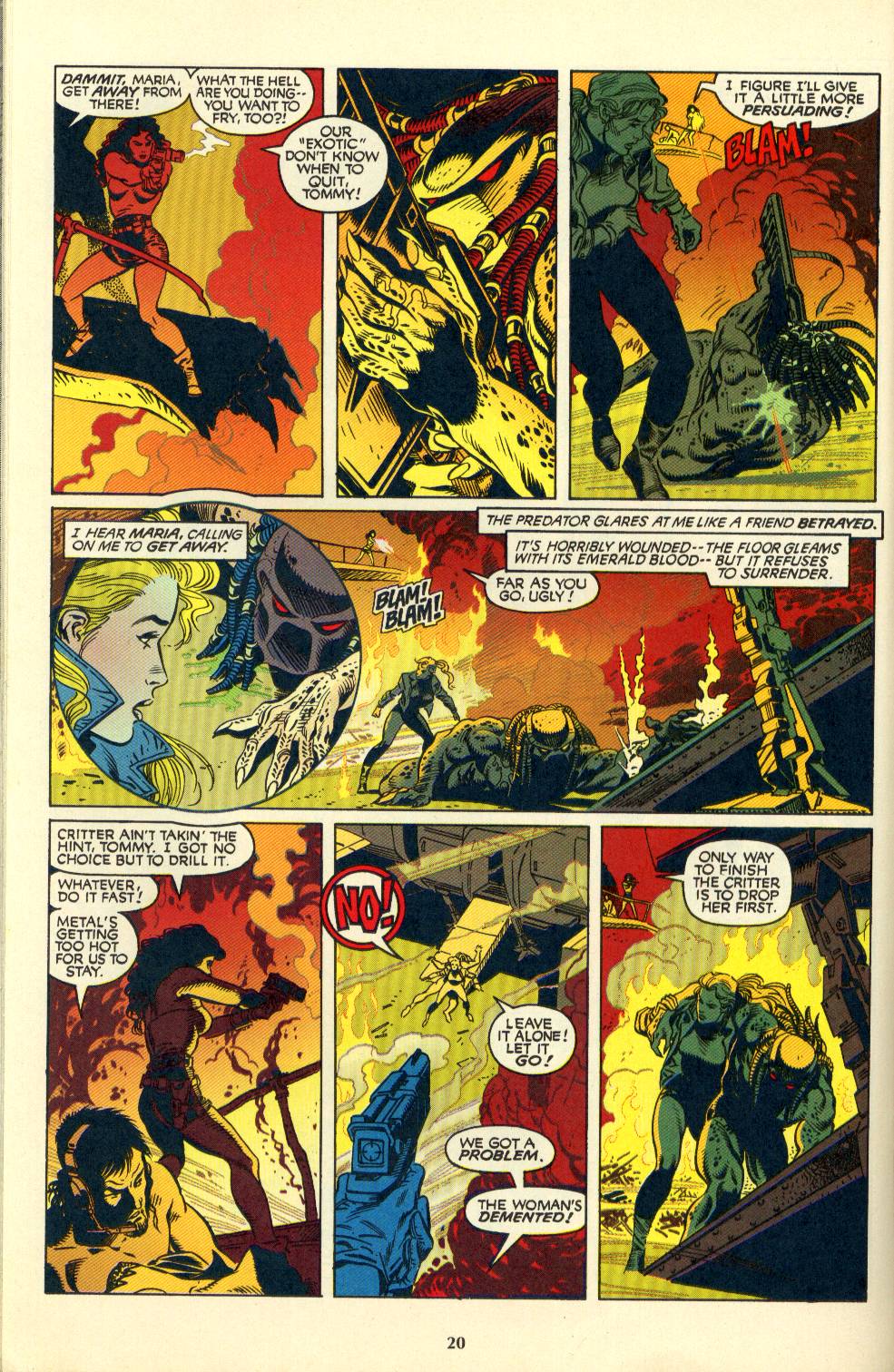 Read online Aliens/Predator: The Deadliest of the Species comic -  Issue #4 - 21