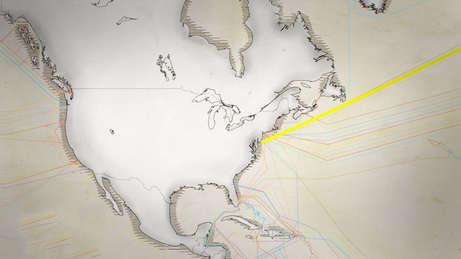 Thin underwater cables hold the internet. See a map of them all. [video]