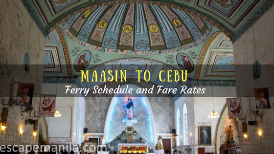 Maasin to Cebu ferry schedule