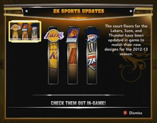 NBA 2K13 Online Data Update