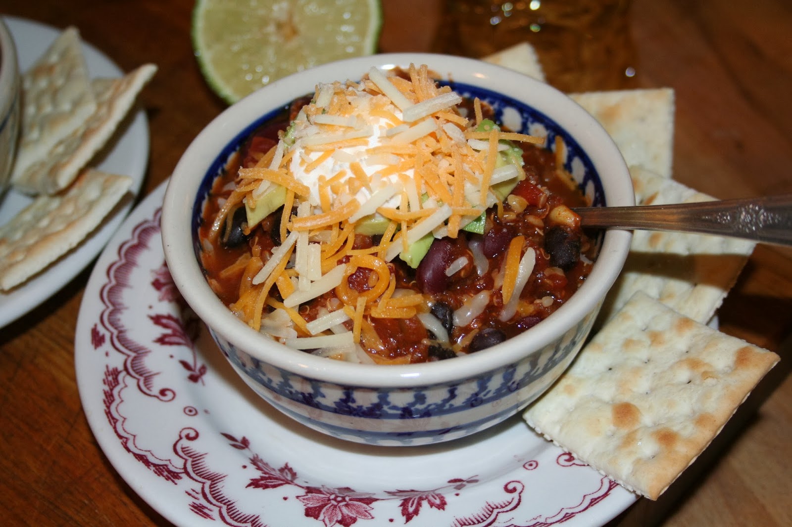 Sixpence Blue Moon Meatless Chili On A Cold Friday Night