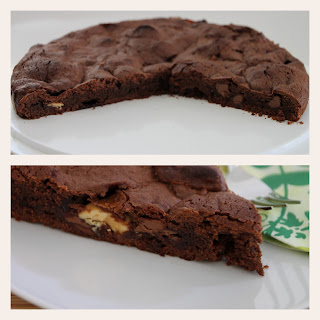 Glück gehabt: Triple Chocolate Brownie Kuchen