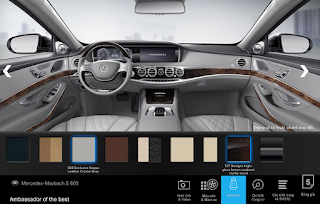 Màu nội thất ốp gỗ Designo Sunburst Myrtle màu Nâu bóng Mercedes Maybach S600 2017 Nội thất Mercedes Maybach S600 2017 màu Xám Crystal (508)