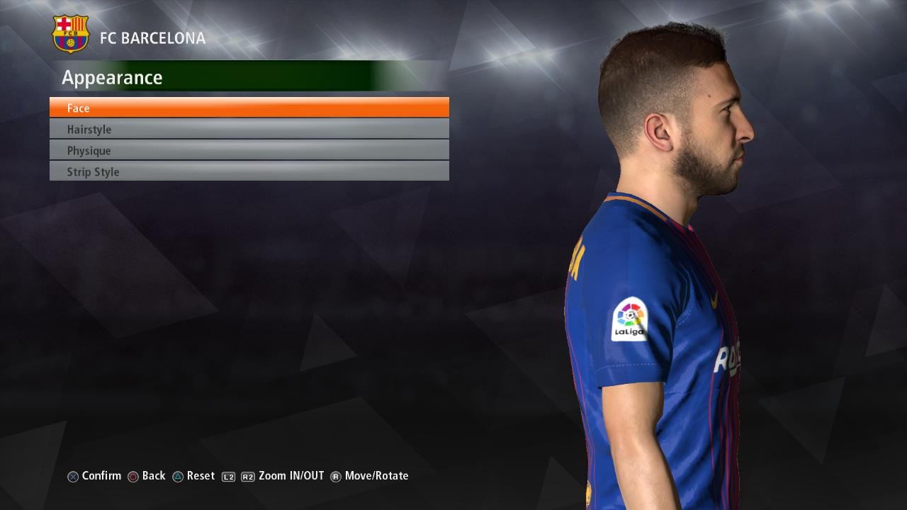 Pes 2017 Jordi Alba Face By Ahmed Tattoo Facemaker