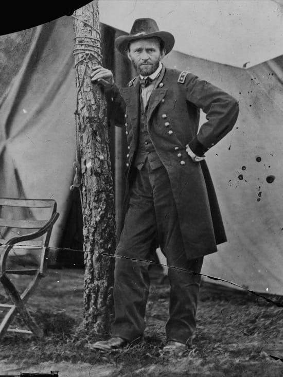 Ulysses S. Grant en el centro de mando en Cold Harbor, 1864 Ulysses S. Grant en el centro de mando en Cold Harbor, 1864
