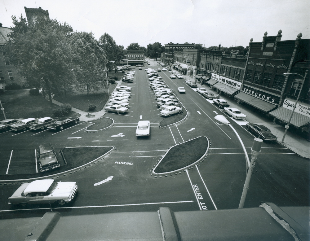 Chariton's Square Deal The 1963 parking, traffic rearrangement