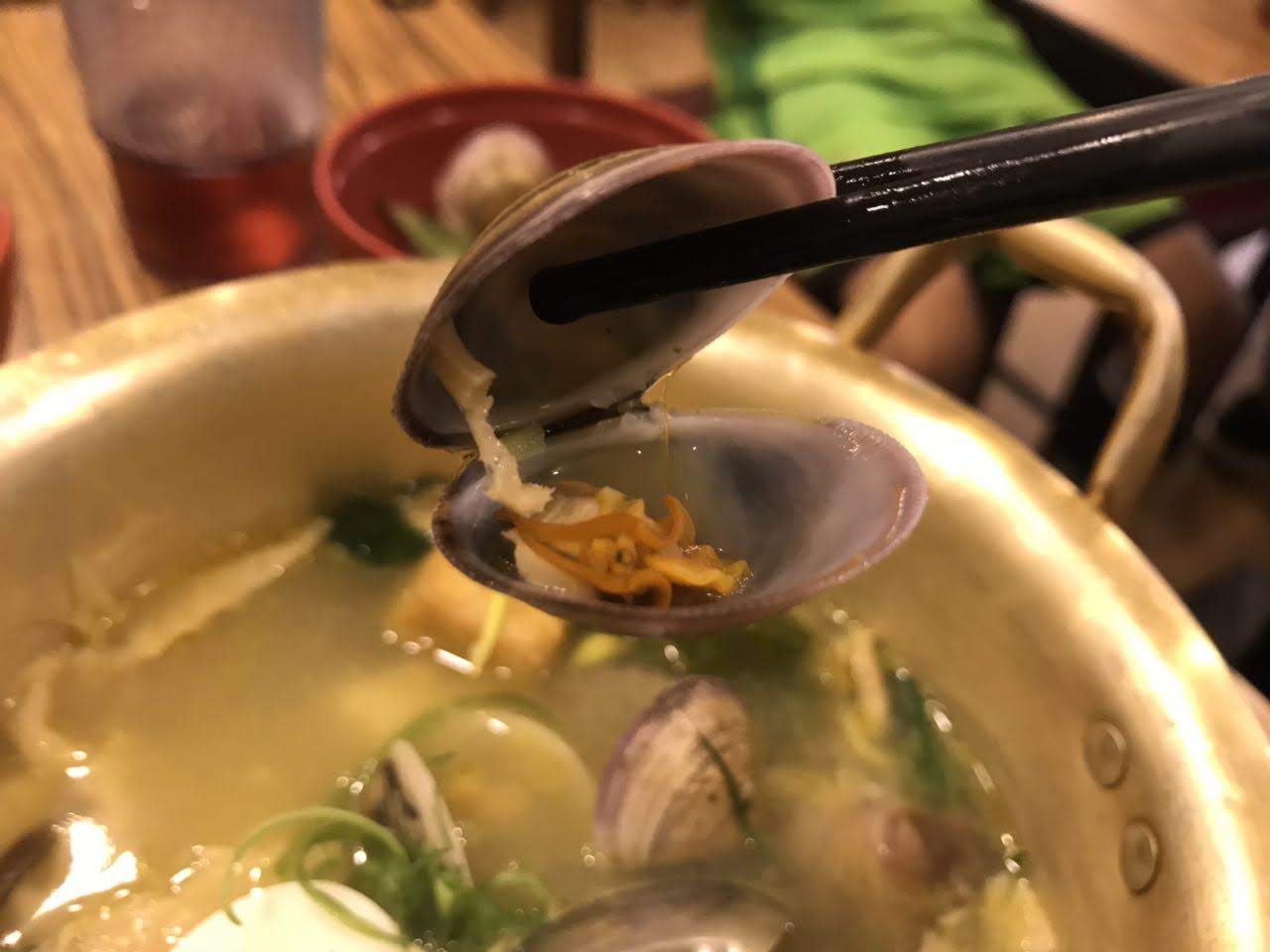 蛤蠣雞湯豆腐鍋