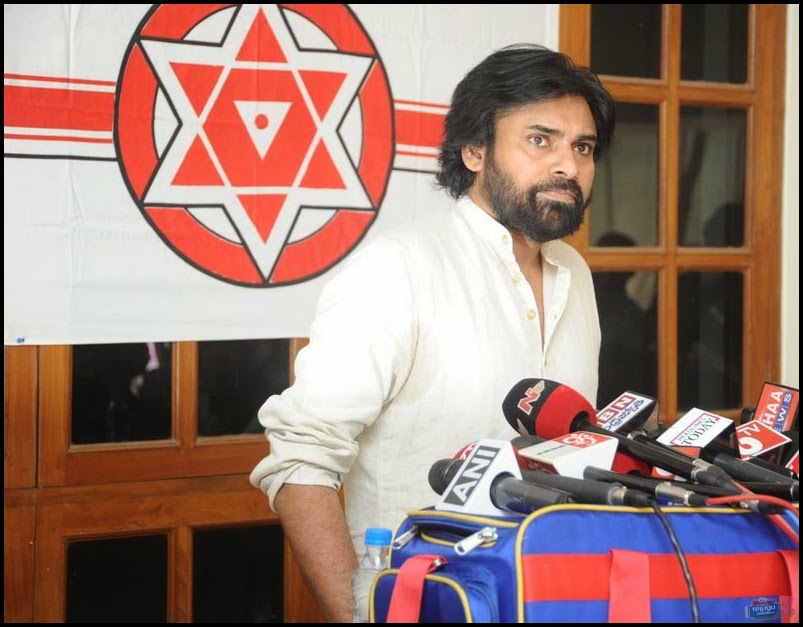  Check out the photos of  Pawan Kalyan from Jana Sena Press Meet  which was held today pawankalyan has explained various things he made few sensational statements on Tdp and Bjp govenements . Pawankalyan is ready to support Farmers in Andhra Pradesh . 