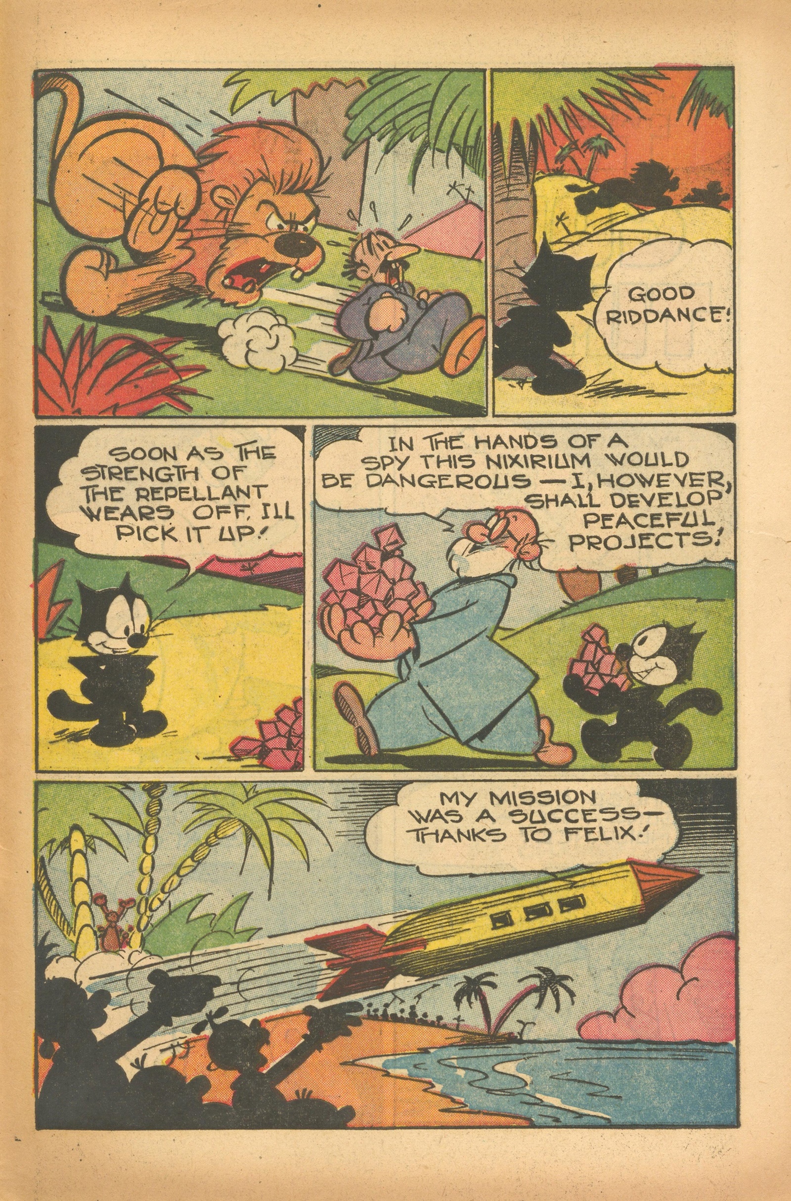 Read online Felix the Cat (1951) comic -  Issue #28 - 31