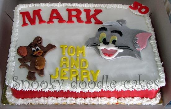 Snooky doodle Cakes: Tom and Jerry cake