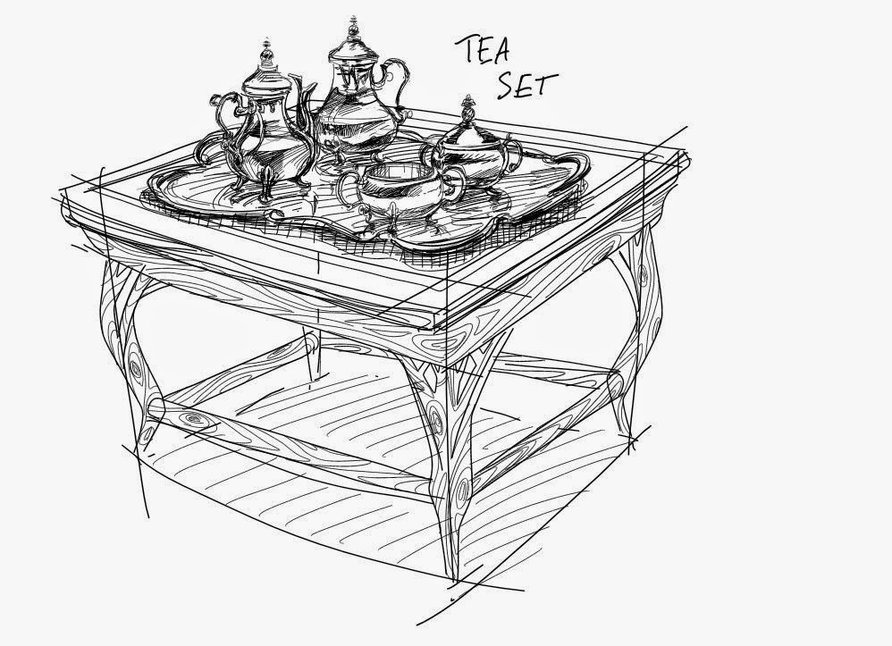 Как рисовать стол карандашом поэтапно для начинающих
