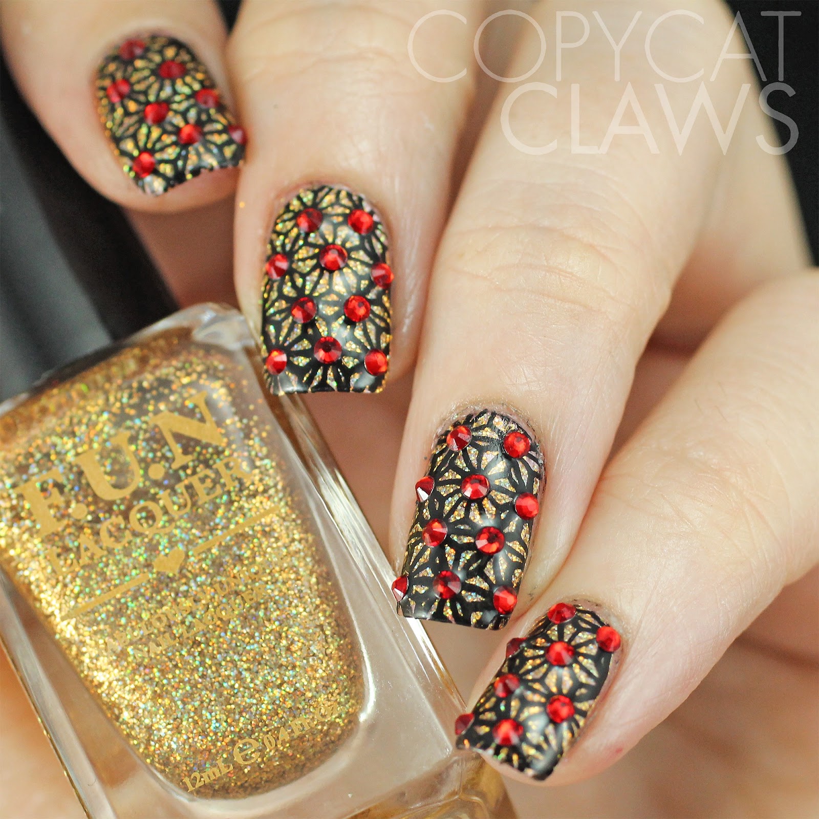 Copycat Claws: Sunday Stamping - Bling It Up
