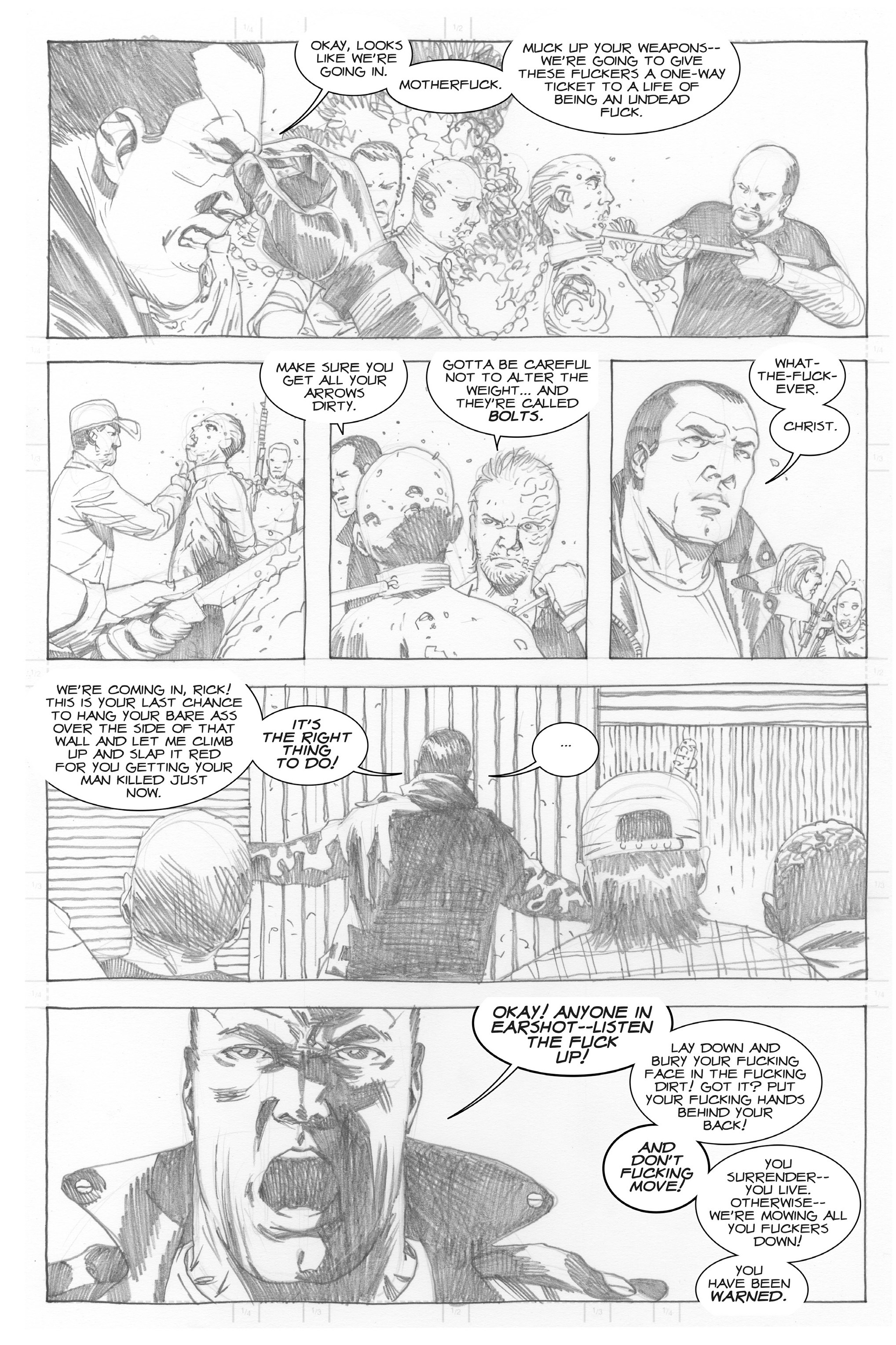 Read online The Walking Dead comic -  Issue # _All Out War Artist Proof Edition - 179