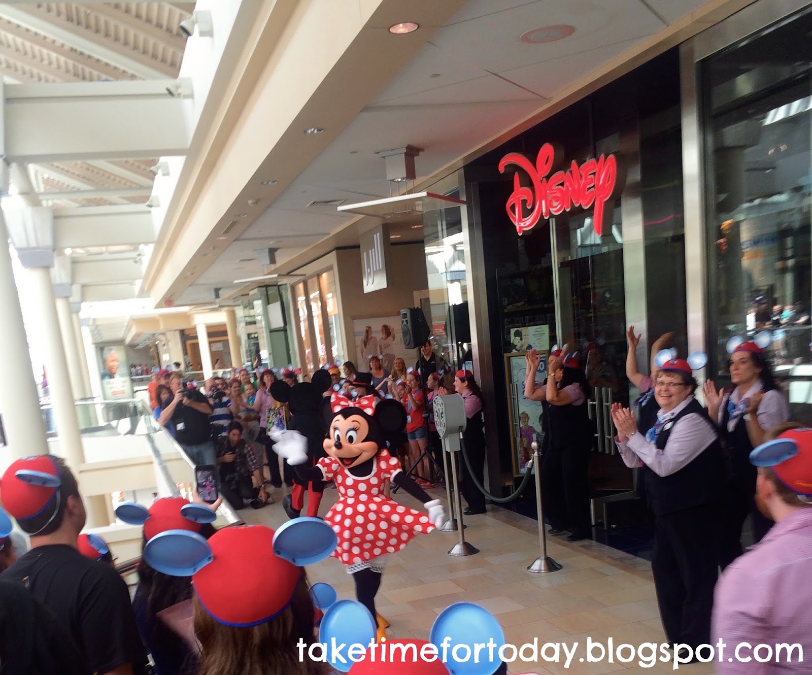 Take Time for Today The Disney Store at the Burlington