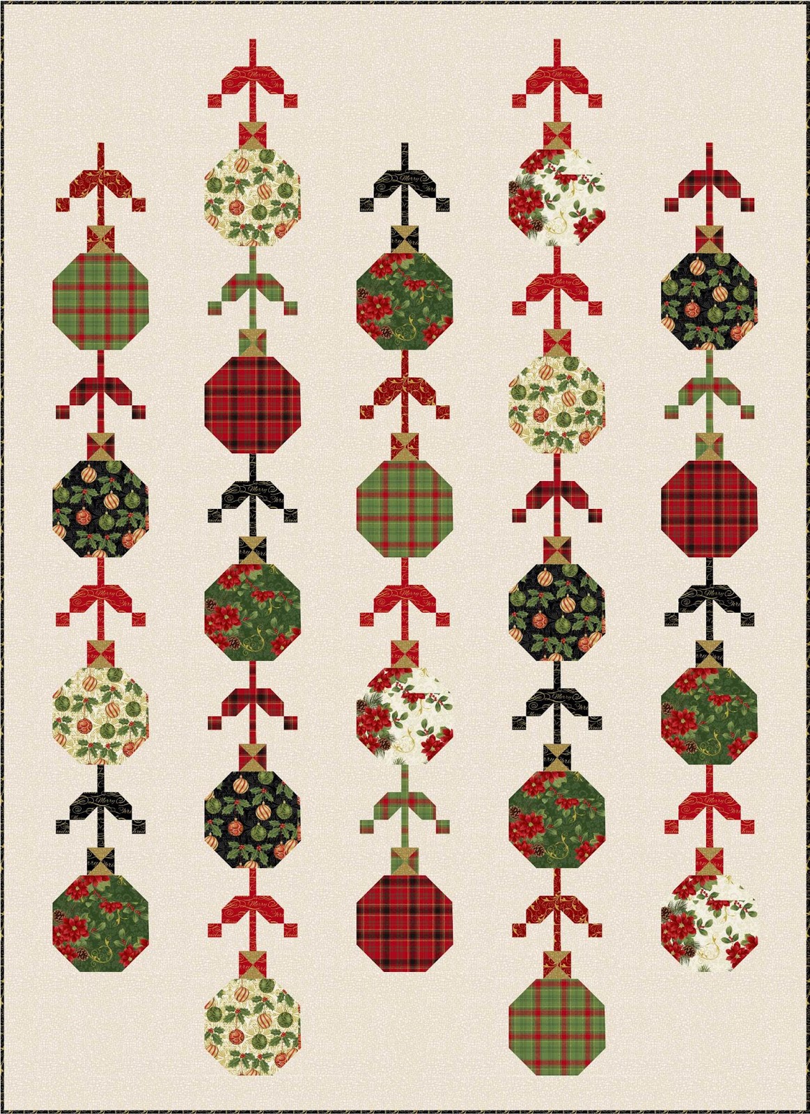 Quilt Inspiration Free pattern day Christmas part 2 Gifts, Ornaments