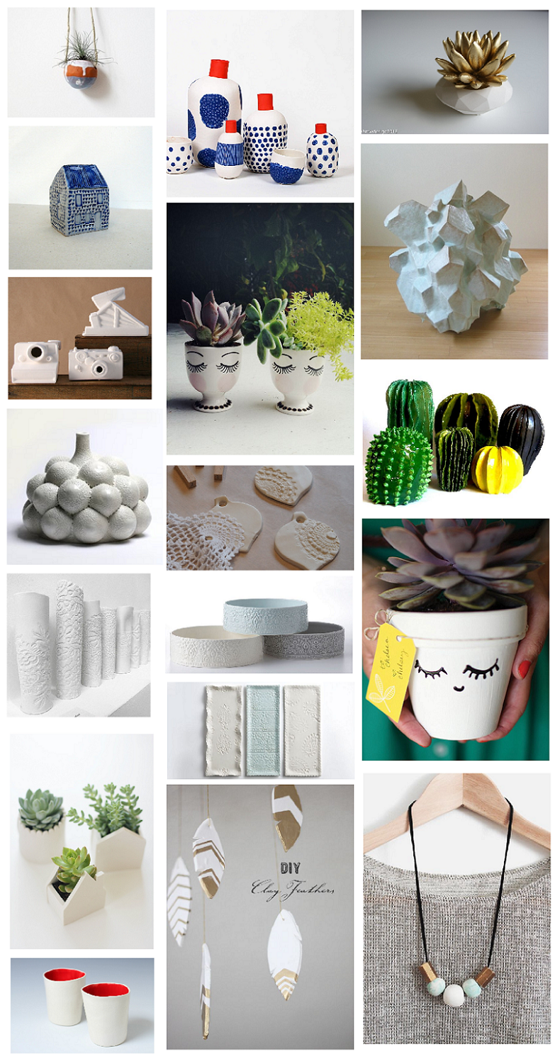 Transparens DIY CLAY Inspiration board