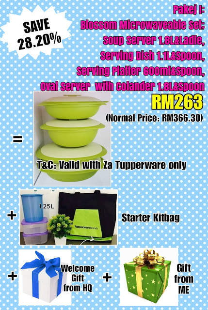 Tupperware membership package August September 2018