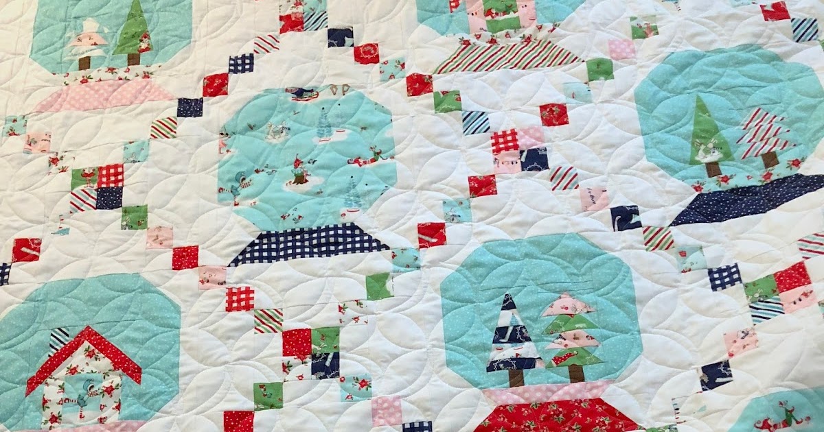 Snow Globe Quilt and Flowers Stories from the Sewing Room