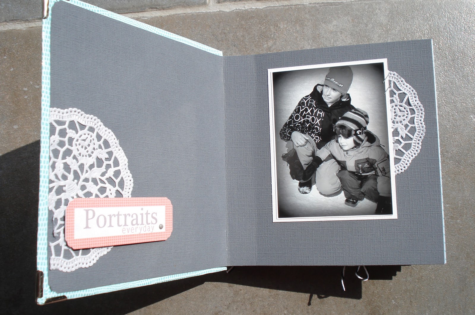 sab'scrap Mini album portraits