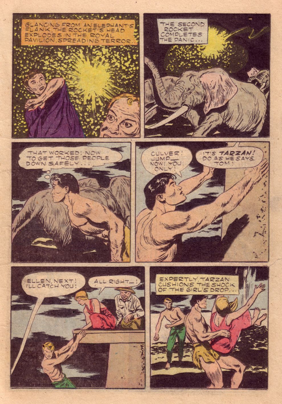 Read online Tarzan (1948) comic -  Issue #40 - 19