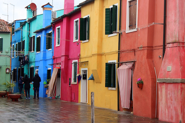 Colorful houses in Burano island, Venice Burano, Venice, Italy