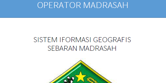 Buku Panduan Sistem Informasi Geografis Sebaran Madrasah